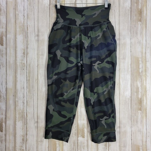 Old Navy Womens Active Leggings Jogger Camo small Green - Picture 8 of 8